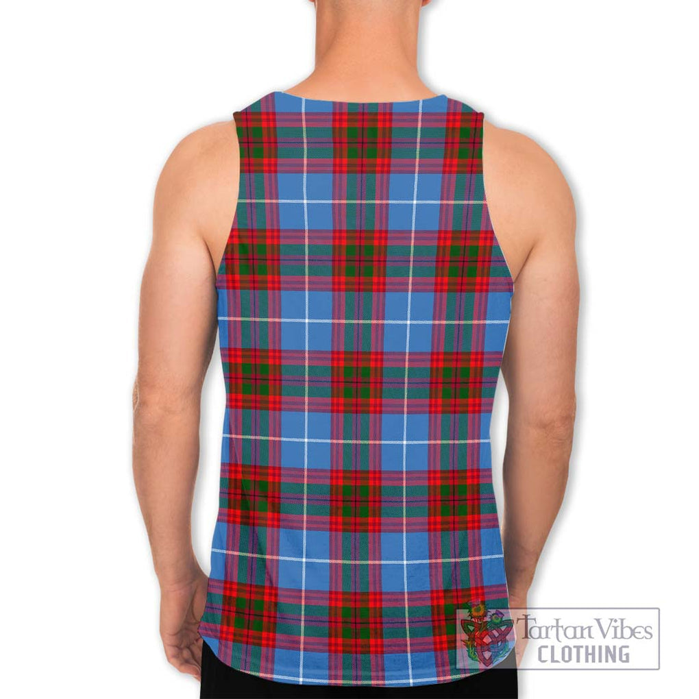 Congilton Tartan Men's Tank Top with Family Crest DNA In Me Style - Tartan Vibes Clothing