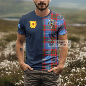 Congilton Tartan T-Shirt Alba with Scottish Lion Royal Arm Half Style - Tartan Vibes Clothing