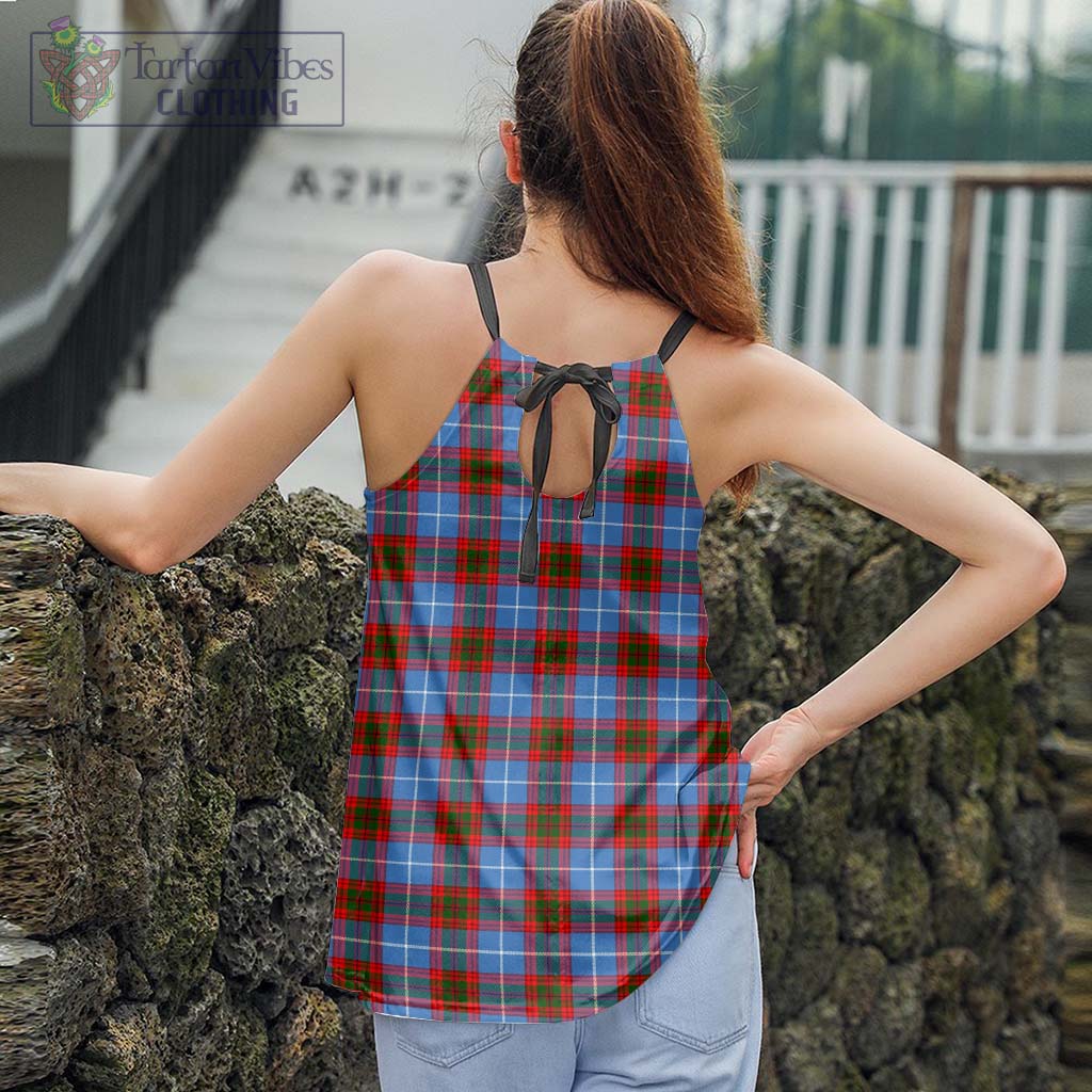 Congilton Tartan Loose Halter Neck Camisole - Tartan Vibes Clothing