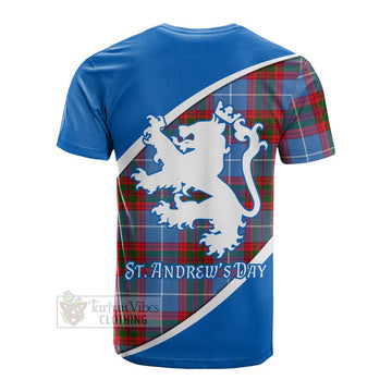 Congilton Family Crest Tartan Cotton T-shirt Celebrate Saint Andrew's Day in Style Men's Shirt - Tartan Vibes Clothing