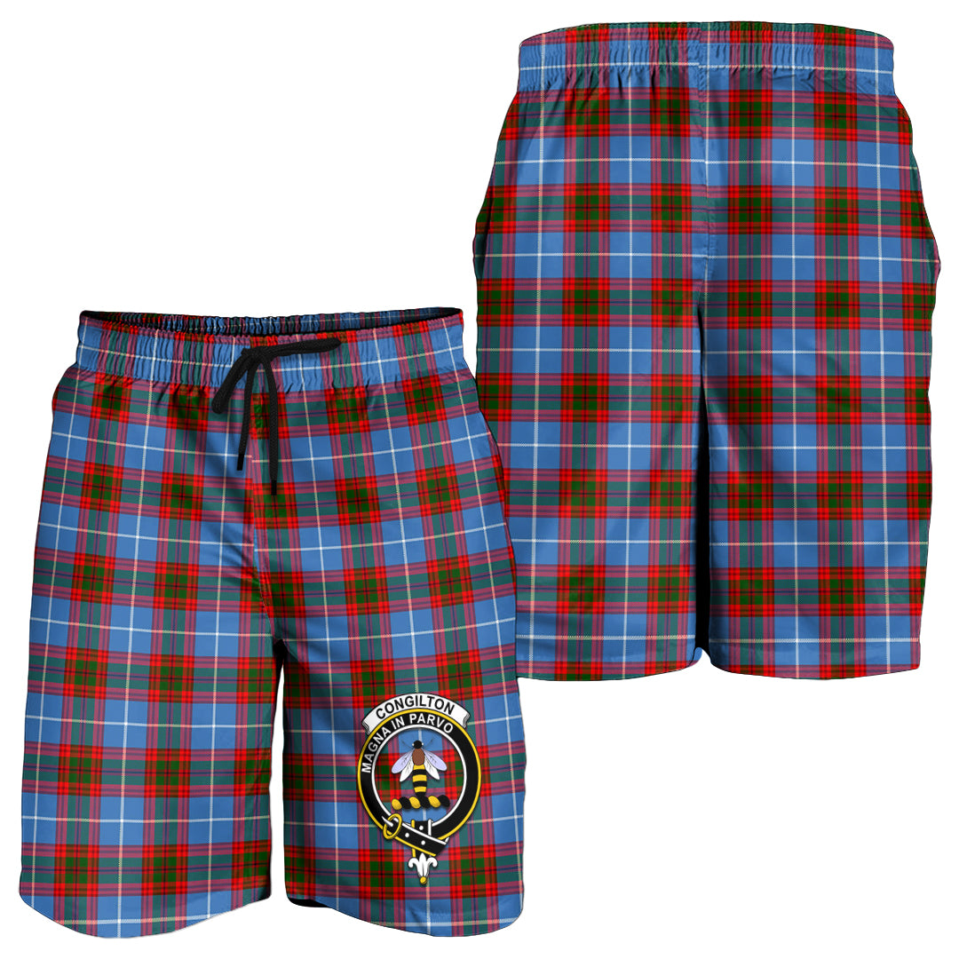 congilton-tartan-mens-shorts-with-family-crest