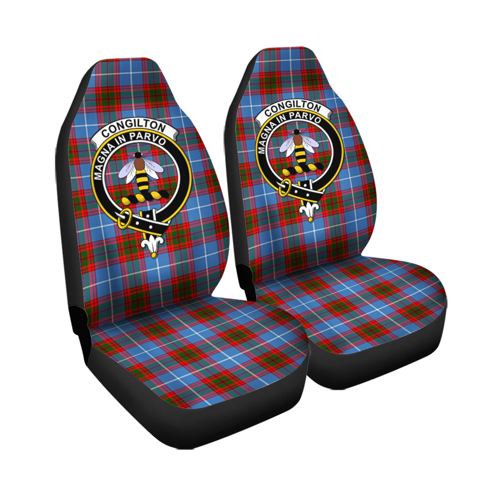 Congilton Tartan Car Seat Cover with Family Crest - Tartan Vibes Clothing