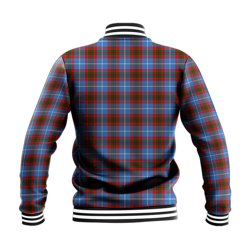 Congilton Tartan Baseball Jacket with Family Crest - Tartan Vibes Clothing