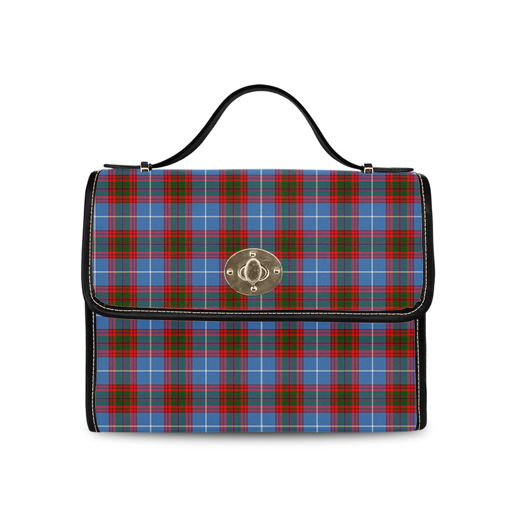 congilton-tartan-leather-strap-waterproof-canvas-bag