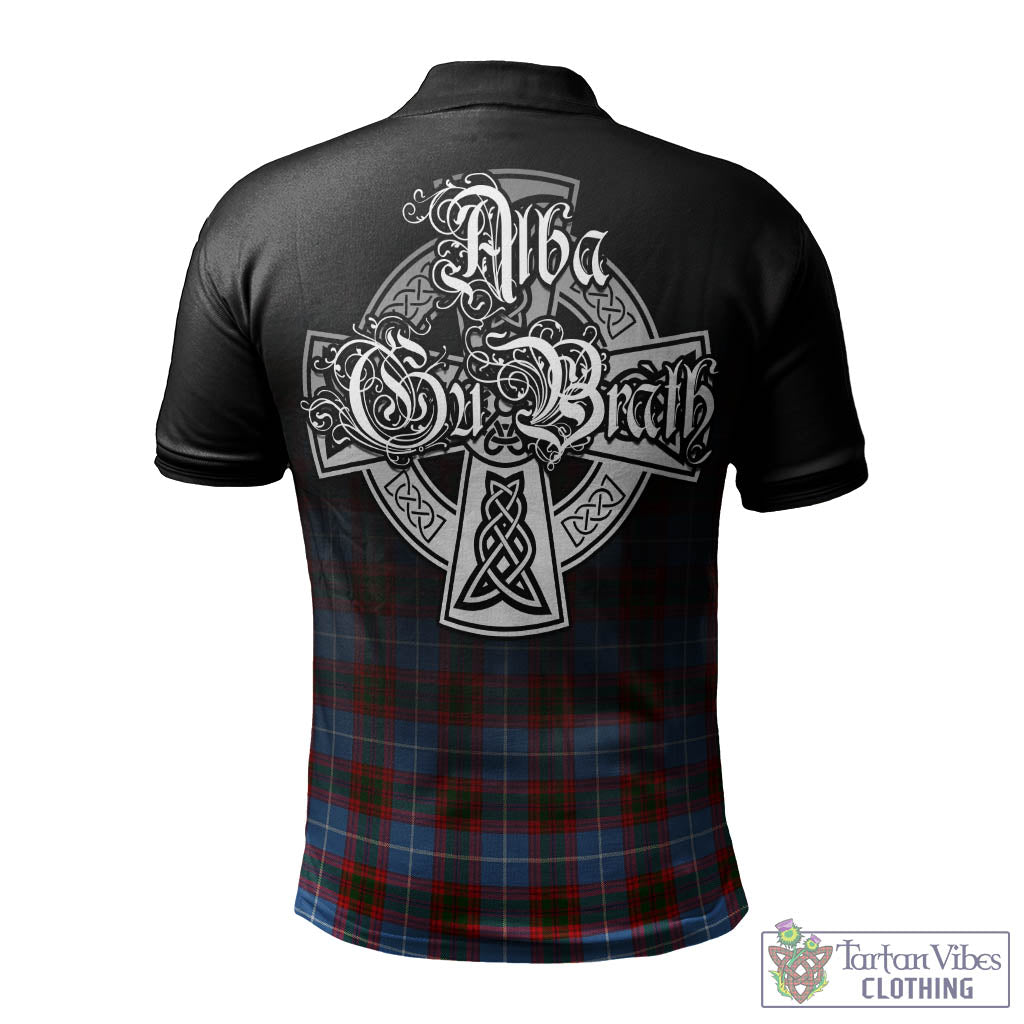 Tartan Vibes Clothing Congilton Tartan Polo Shirt Featuring Alba Gu Brath Family Crest Celtic Inspired