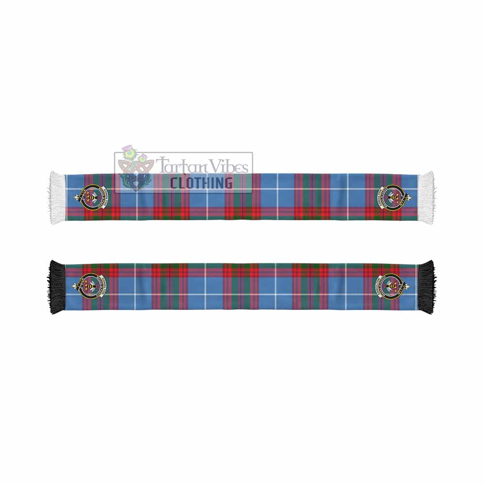 Congilton Tartan Ruffneck Scarf with Family Crest - Tartan Vibes Clothing