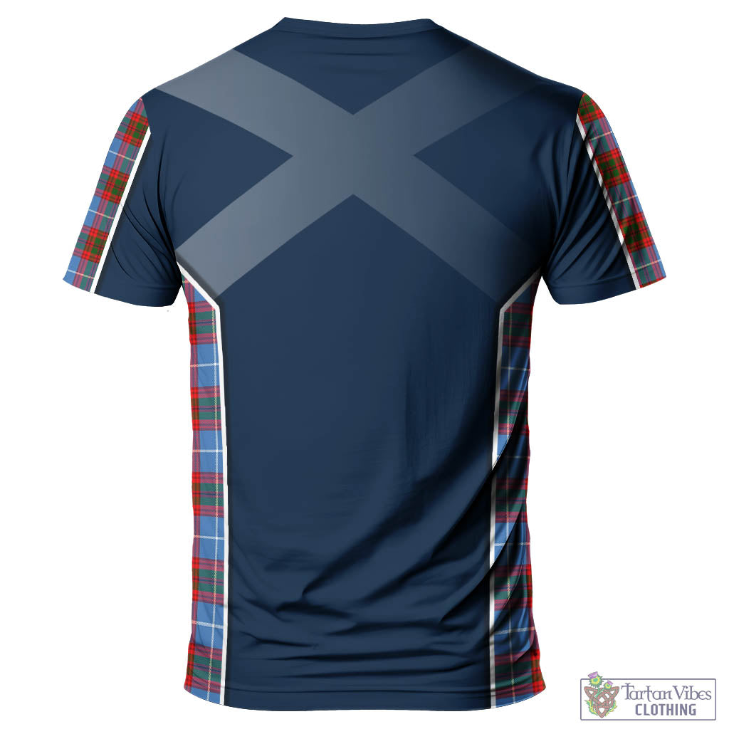 Congilton Tartan T-Shirt with Family Crest and Scottish Thistle Vibes Sport Style - Tartan Vibes Clothing