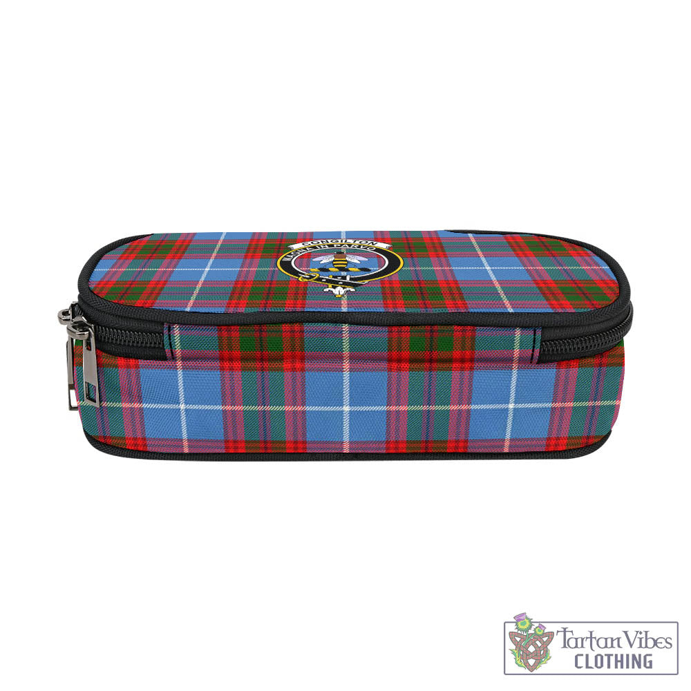 Congilton Tartan Pen and Pencil Case with Family Crest - Tartan Vibes Clothing