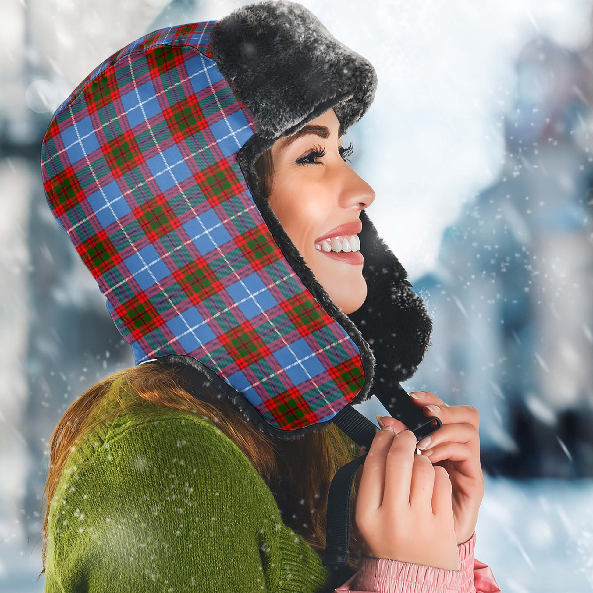 Congilton Tartan Winter Trapper Hat - Tartan Vibes Clothing