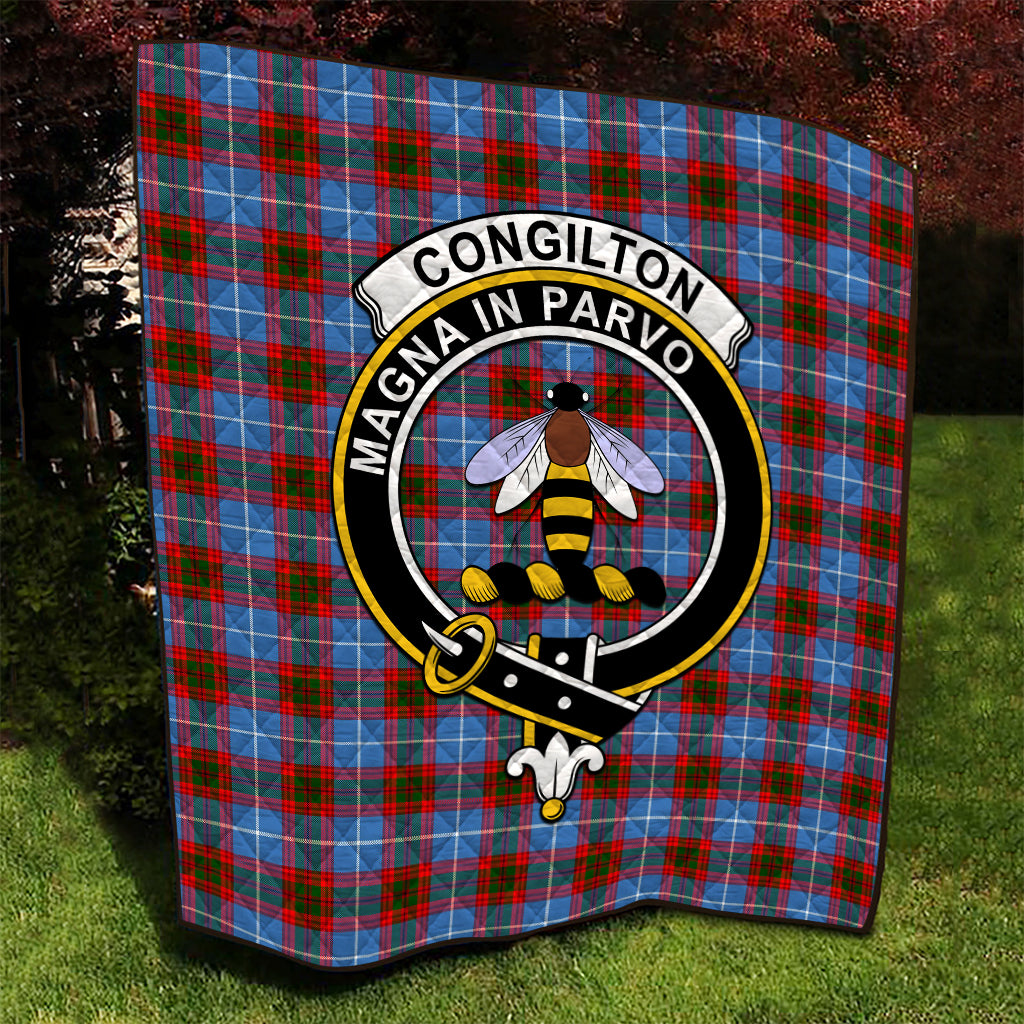 congilton-tartan-quilt-with-family-crest