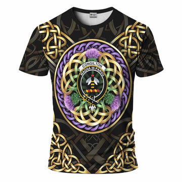 Congilton Clan Crest T-Shirt Celtic Scottish Thistle