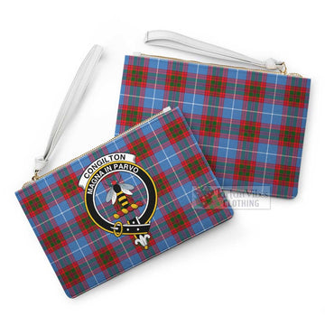 Tartan Vibes Clothing Congilton Family Crest Tartan Clutch Bag