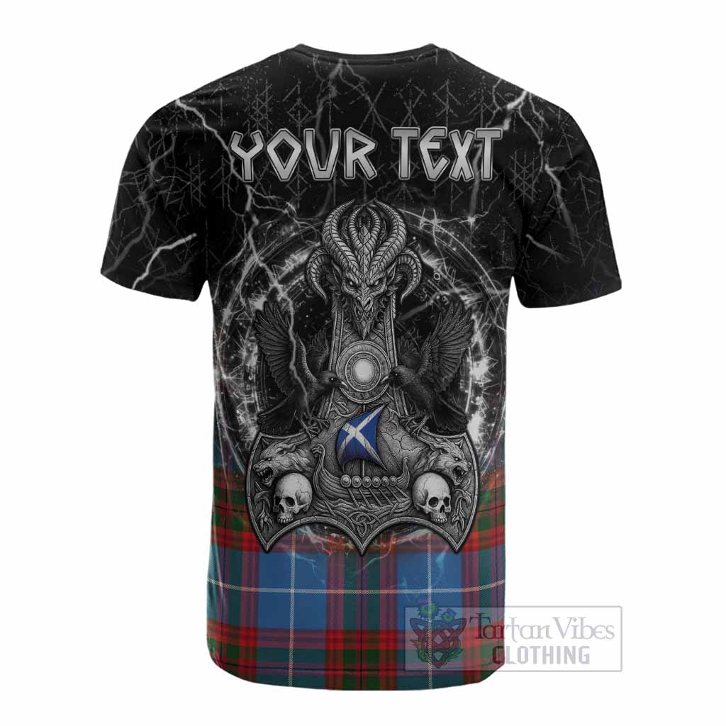 Congilton Tartan Crest Cotton T-shirt Celtic Odin's Raven Legacy