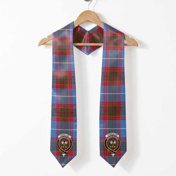 Congilton Tartan Crest Graduation Stole One Size - 72" x 5" - Tartan Vibes Clothing
