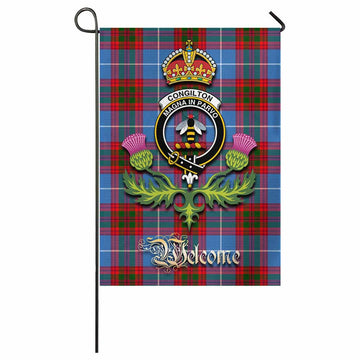 Congilton Tartan Family Crest Garden Flag Royal Thistle Welcome Style - Tartan Vibes Clothing