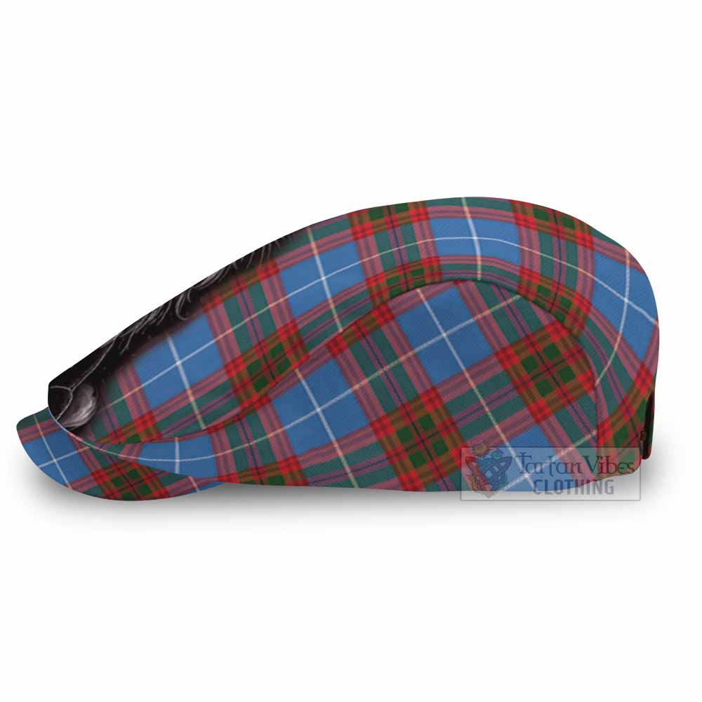 Congilton Tartan Flat Cap, Jeff Cap Roaring Lion Heritage - Tartan Vibes Clothing