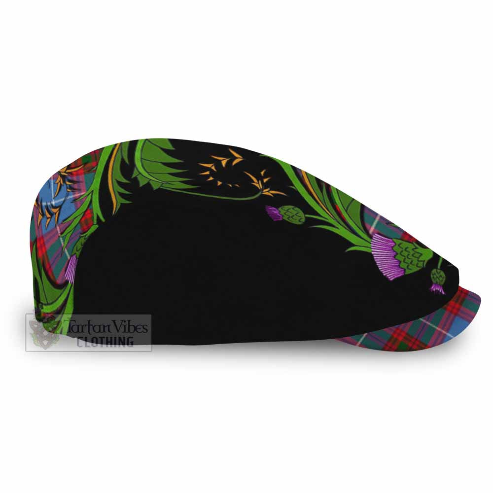 Congilton Tartan Flat Cap, Jeff Cap Scottish Thistle Pride Heritage Art - Tartan Vibes Clothing