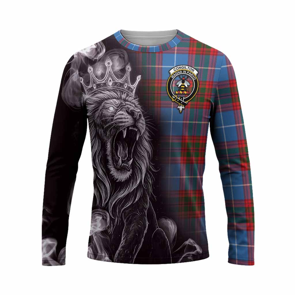 Congilton Tartan Long Sleeve T-Shirt Roaring Lion Heritage