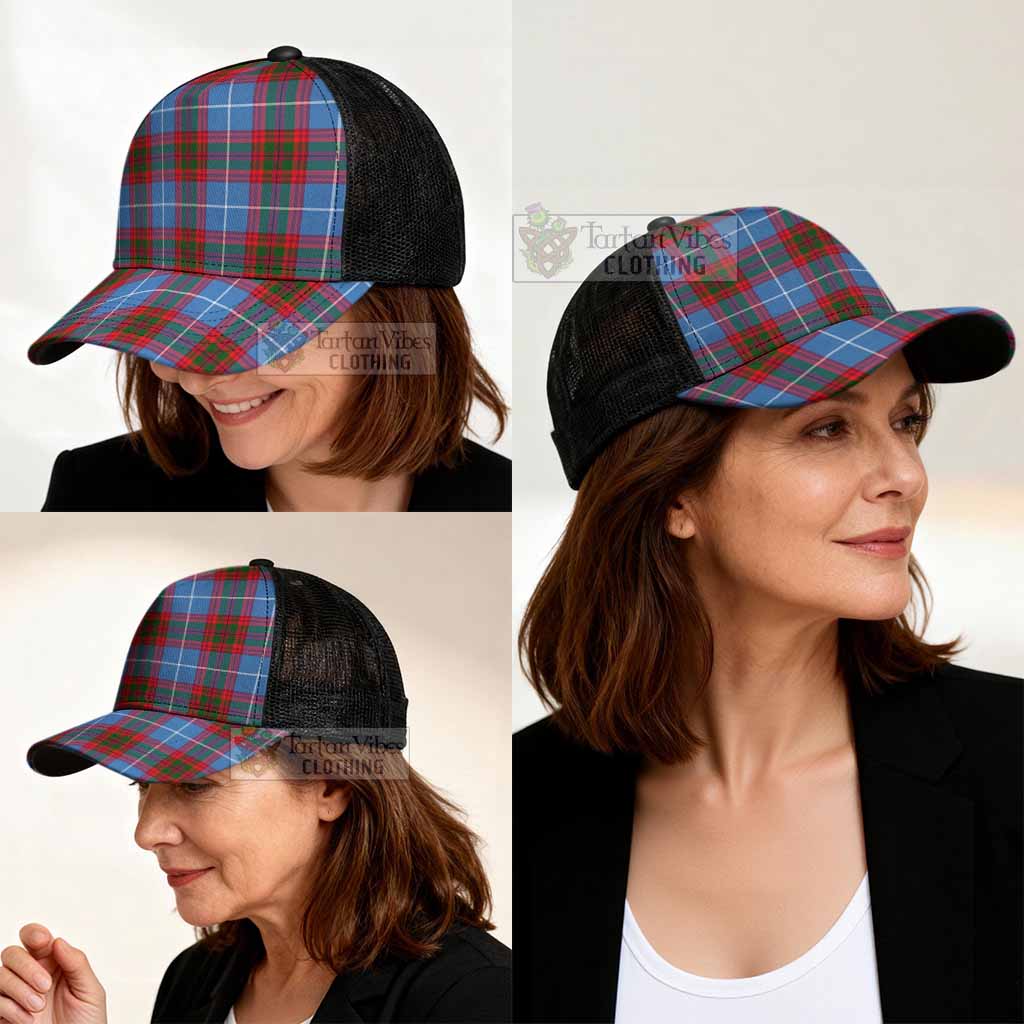 Congilton Tartan Mesh Trucker Cap