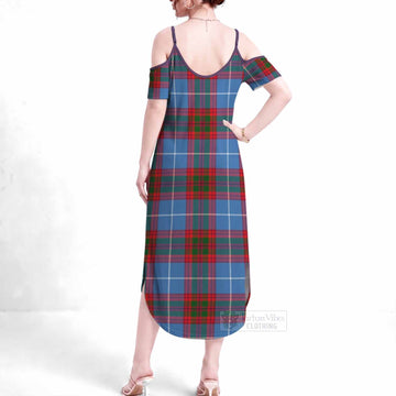 Congilton Tartan Summer Maxi Dress - Tartan Vibes Clothing