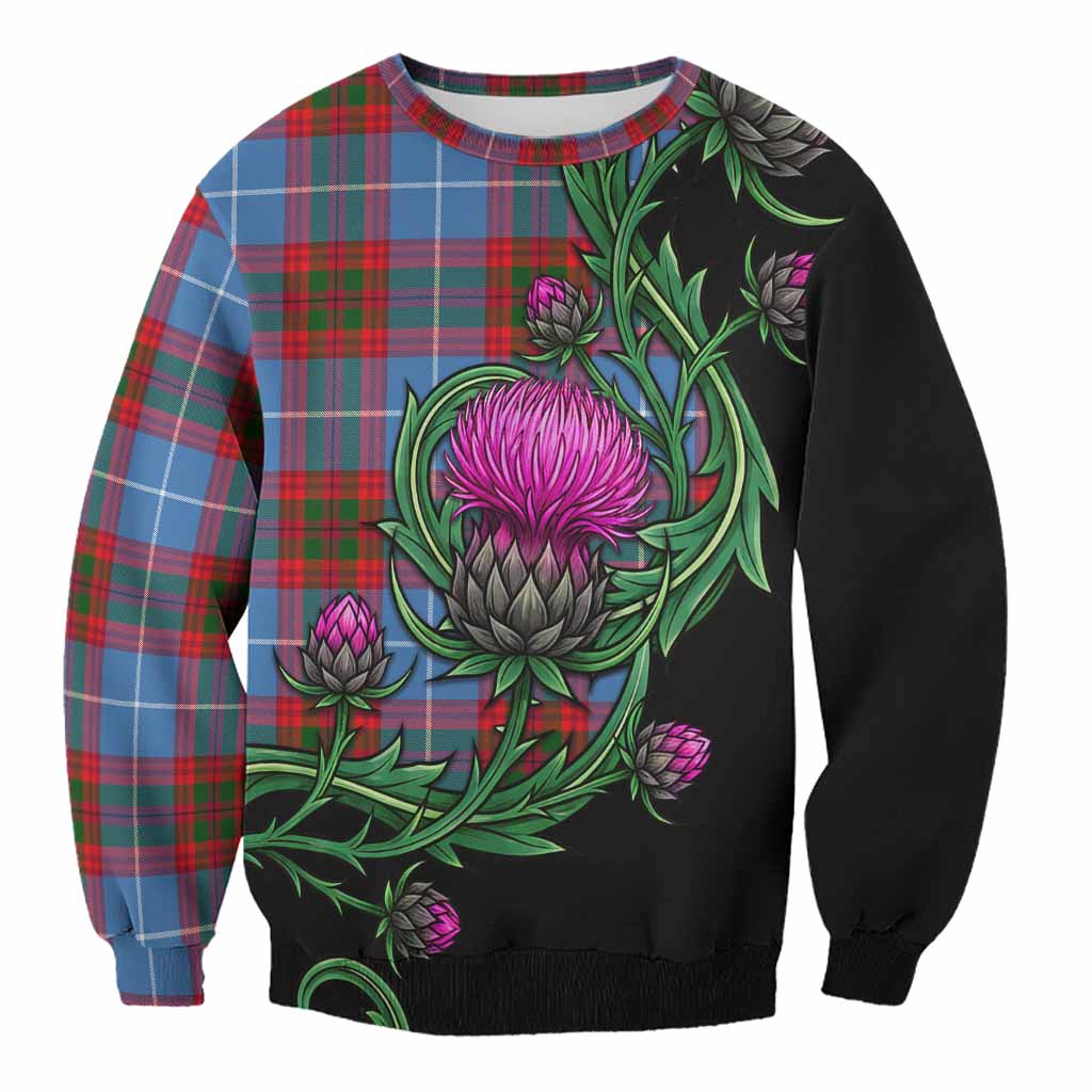 Congilton Tartan Sweatshirt Resilient Scottish Thistle Unisex - Tartan Vibes Clothing