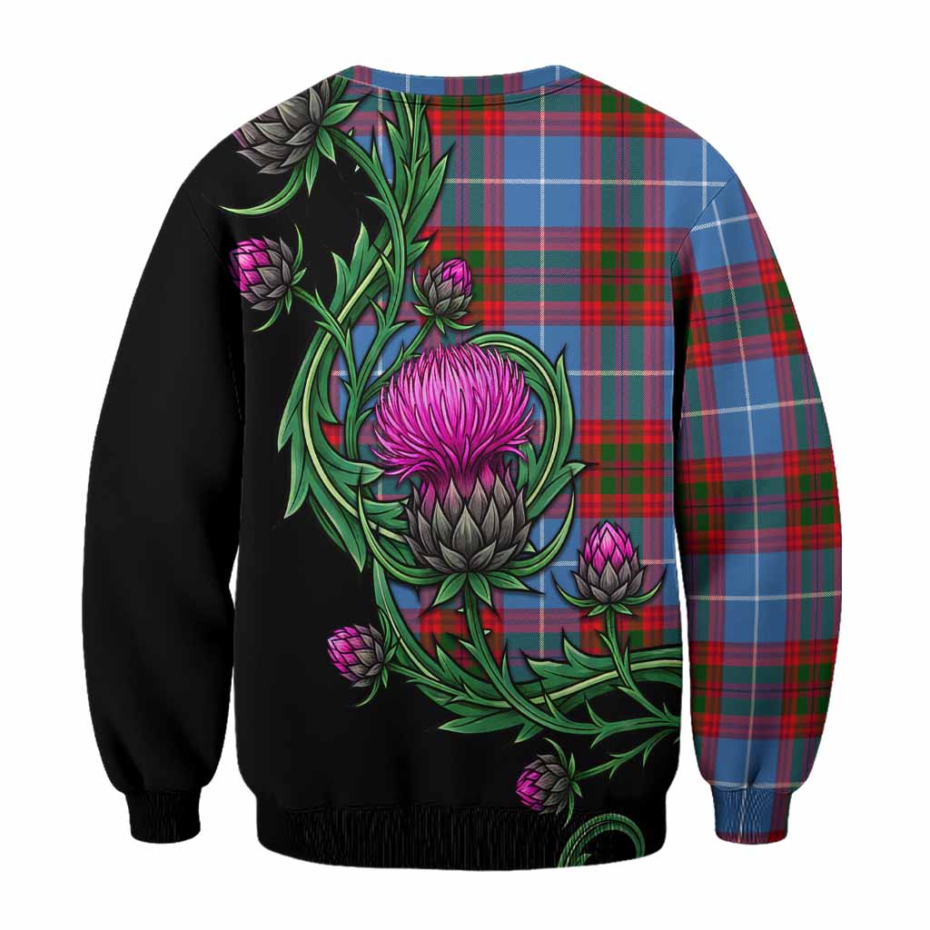 Congilton Tartan Sweatshirt Resilient Scottish Thistle - Tartan Vibes Clothing