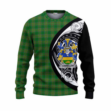 Tartan Vibes Clothing Connellan Irish Clan Knitted Sweater Celtic Circle Style