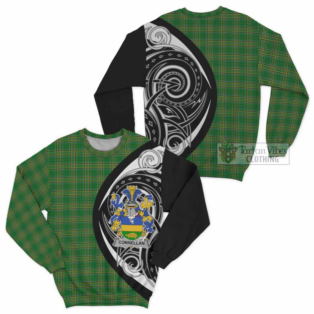 Connellan Irish Clan Sweatshirt Celtic Circle Style - Tartan Vibes Clothing