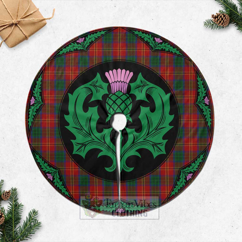 Connolly Tartan Christmas Tree Skirt Scottish Thistle Style Casual Tree Skirts - Tartan Vibes Clothing