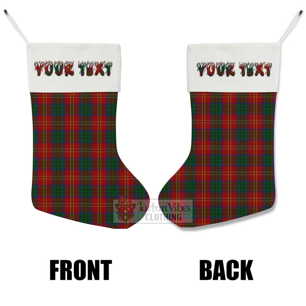 Connolly Tartan Christmas Stocking with Personalized Text - Tartan Vibes Clothing
