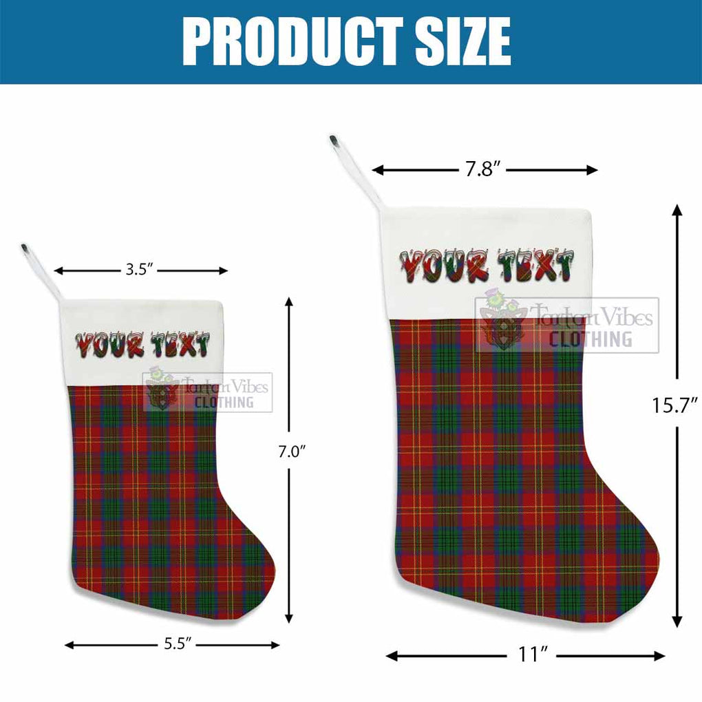 Connolly Tartan Christmas Stocking with Personalized Text - Tartan Vibes Clothing
