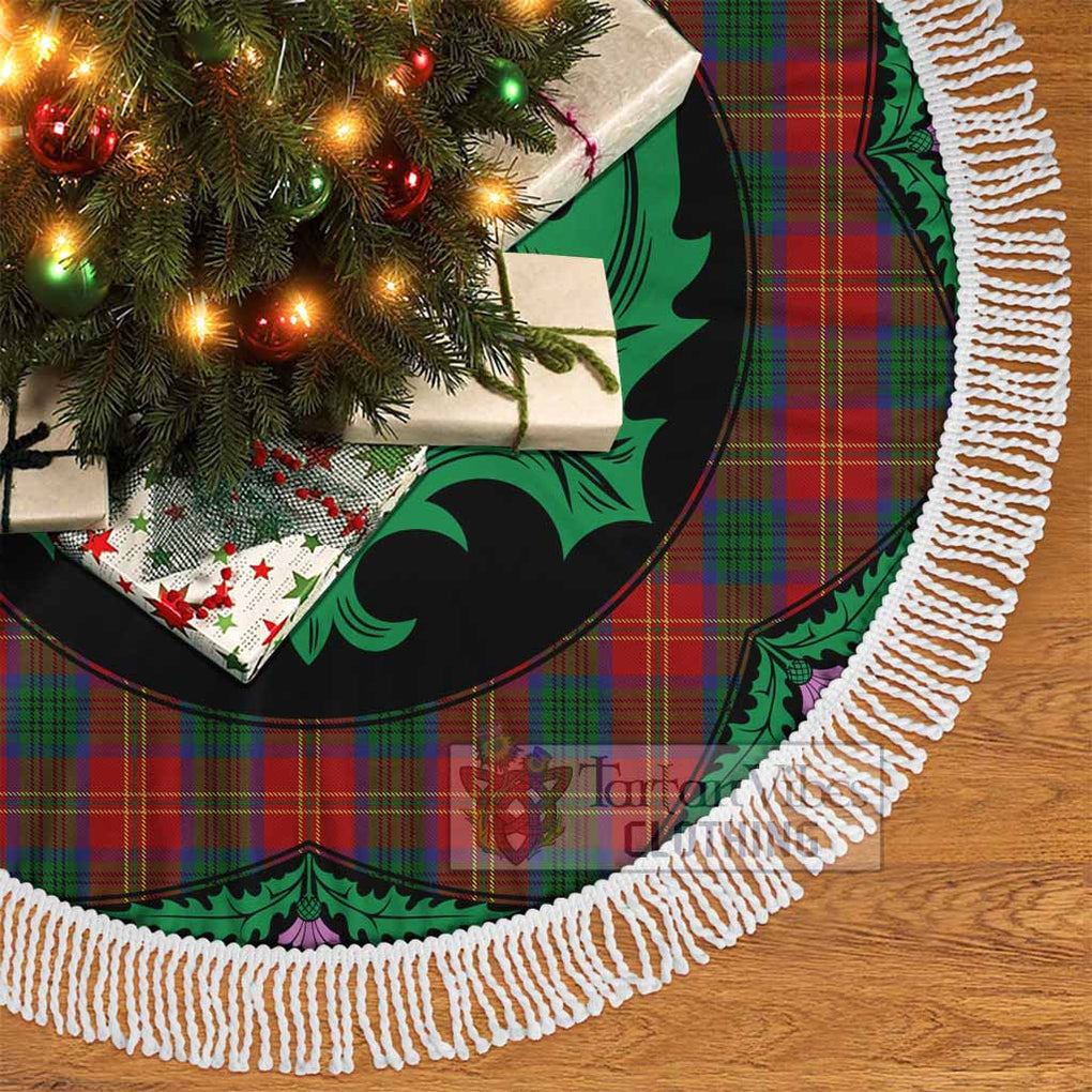 Connolly Tartan Christmas Tree Skirt Scottish Thistle Style - Tartan Vibes Clothing