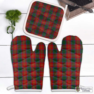 Connolly Tartan Combo Oven Mitt & Pot-Holder Combo 2 Oven Mitt & 1 Pot-Holder Black - Tartan Vibes Clothing