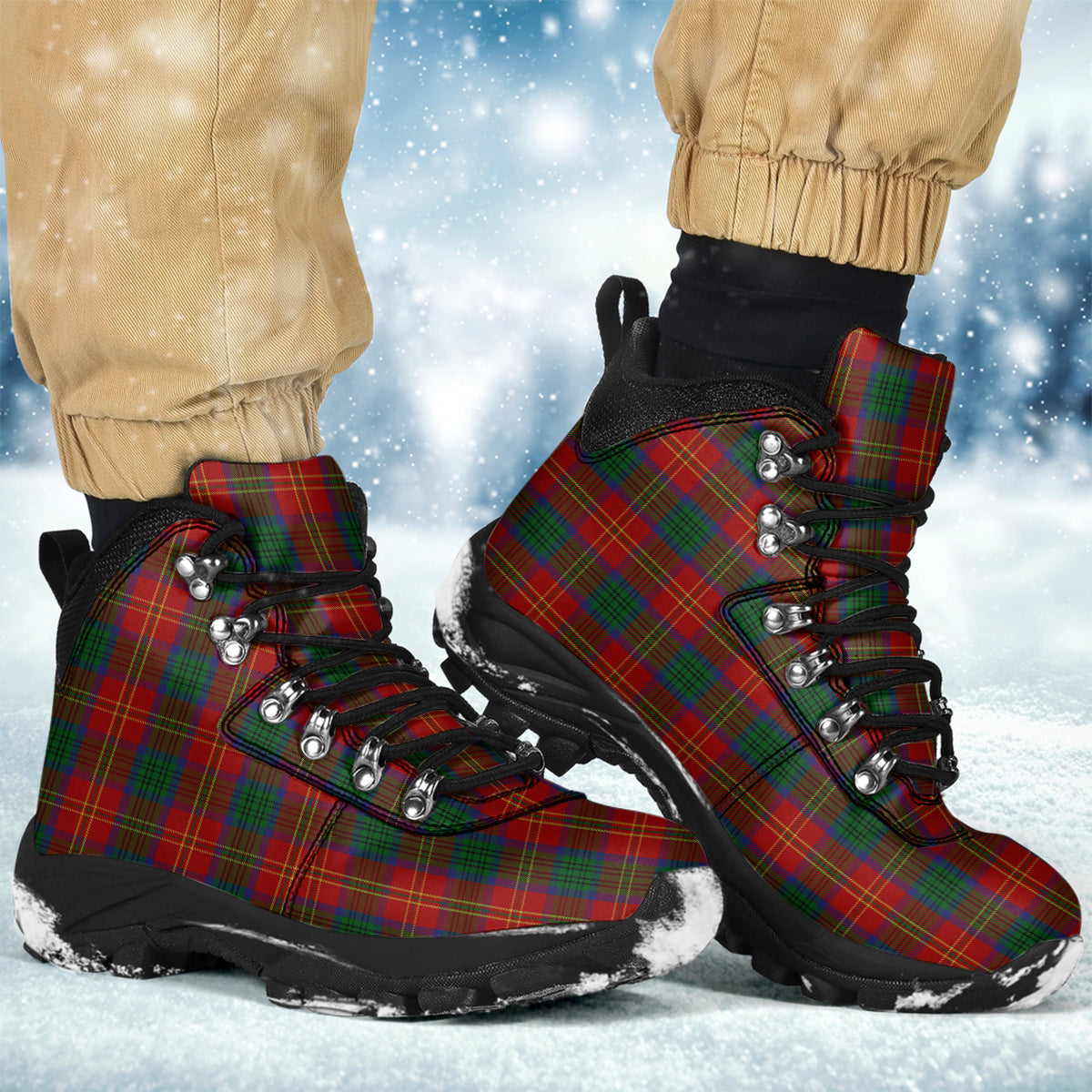 Connolly Dress Tartan Alpine Boots - Tartanvibesclothing