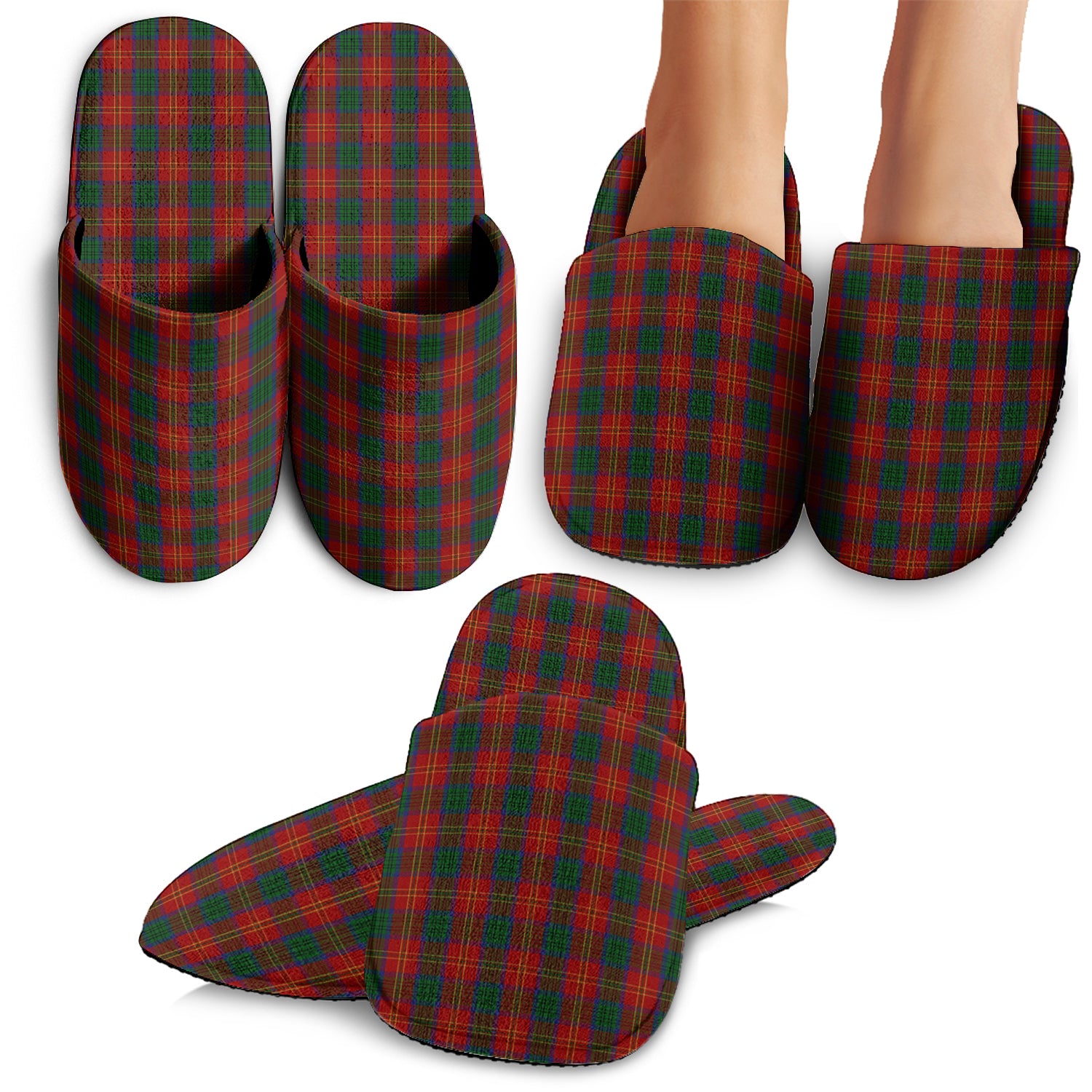 Connolly Tartan Home Slippers - Tartan Vibes Clothing