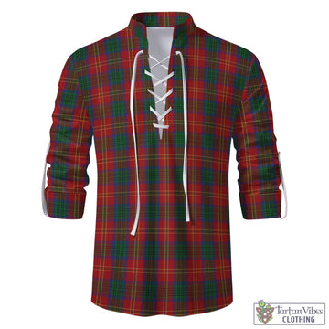 Connolly Tartan Men's Scottish Traditional Jacobite Ghillie Kilt Shirt - Tartan Vibes Clothing