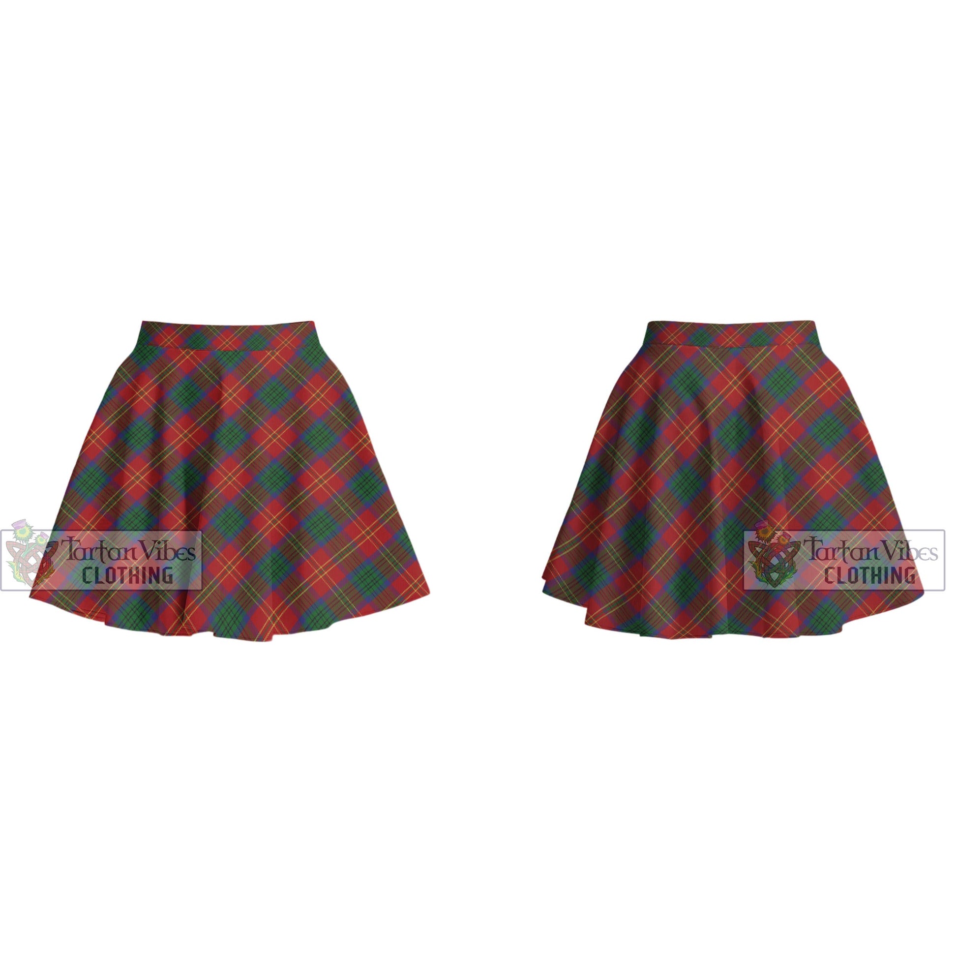 Connolly Tartan Women's Plated Mini Skirt Cross Style - Tartan Vibes Clothing