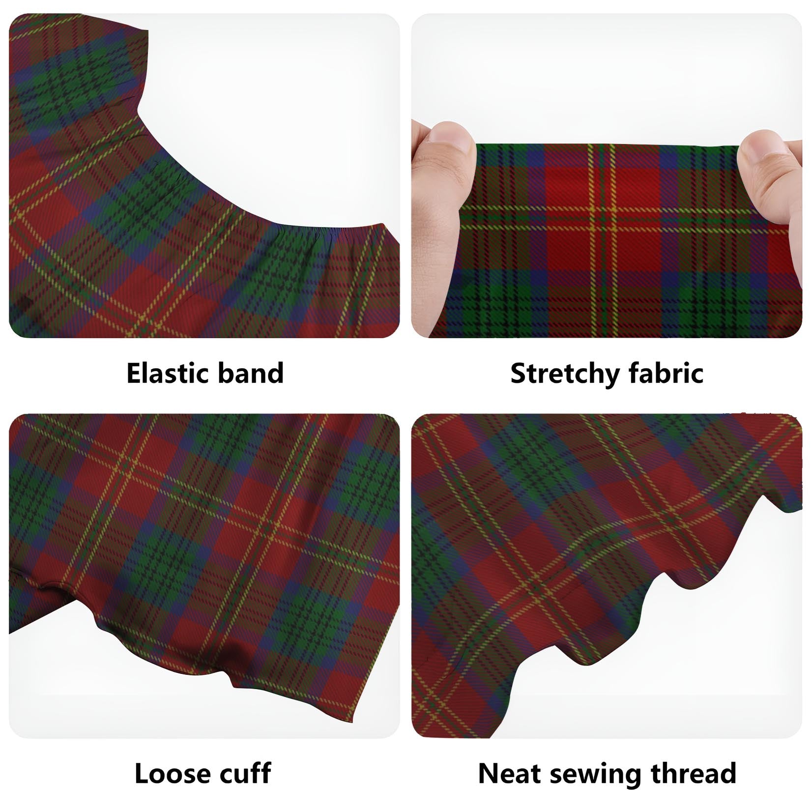 Connolly Tartan Off Shoulder Long Dress - Tartan Vibes Clothing