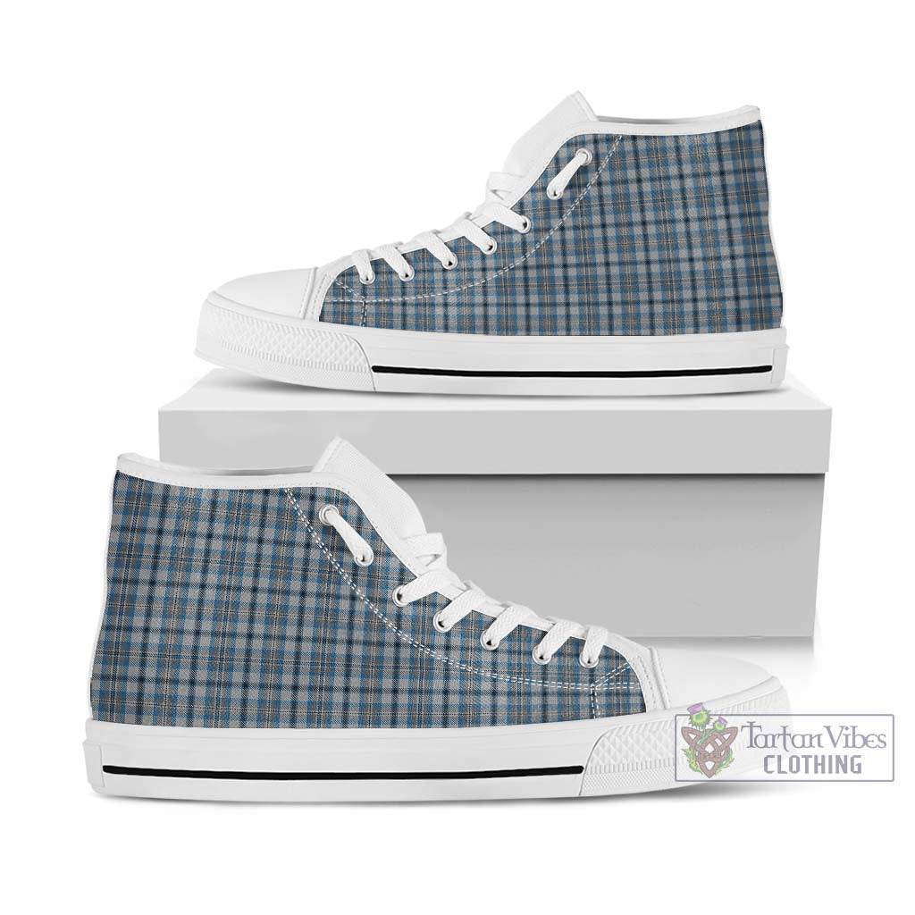 Conquergood Tartan High Top Shoes Kid High Top - White Sole - Tartan Vibes Clothing