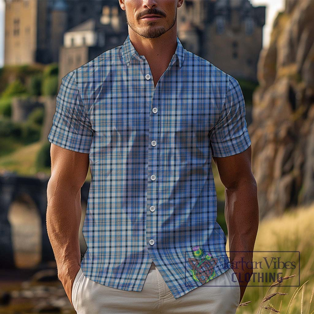 Conquergood Tartan Cotton Hawaiian Shirt Kid - Tartan Vibes Clothing