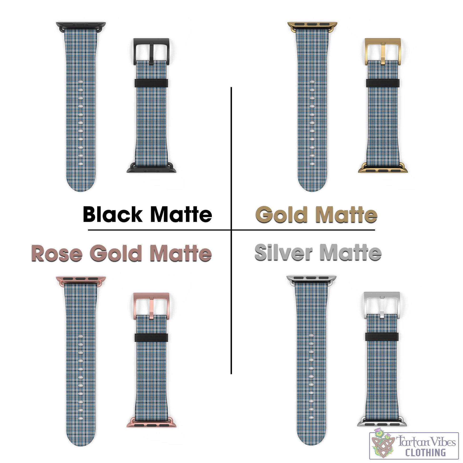 Conquergood Tartan Watch Band 42 - 45 mm - Tartan Vibes Clothing