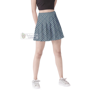 Conquergood Tartan Women's Plated Mini Skirt