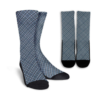 Conquergood Tartan Crew Socks Cross Tartan Style - Tartanvibesclothing