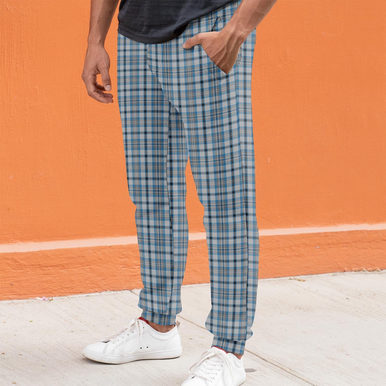 Conquergood Tartan Joggers Pants S - Tartan Vibes Clothing