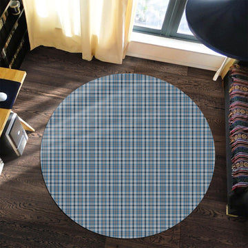 Conquergood Tartan Round Rug - Tartanvibesclothing