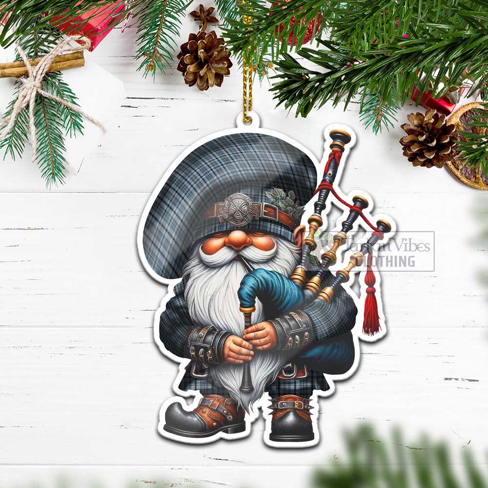 Conquergood Tartan Bagpiper Gnome Christmas Ornament - Tartan Vibes Clothing