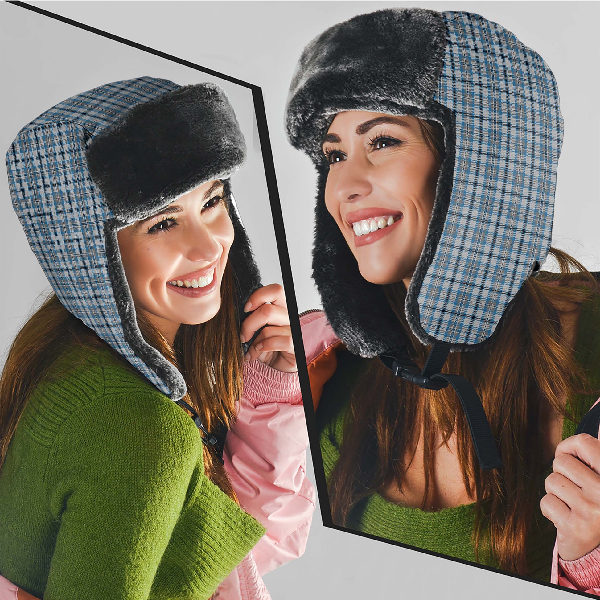 Conquergood Tartan Winter Trapper Hat Winter Trapper Hat Universal Fit Circumference 22.8in (58cm) - Tartan Vibes Clothing