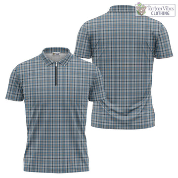 Tartan Vibes Clothing Conquergood Tartan Zipper Polo Shirt