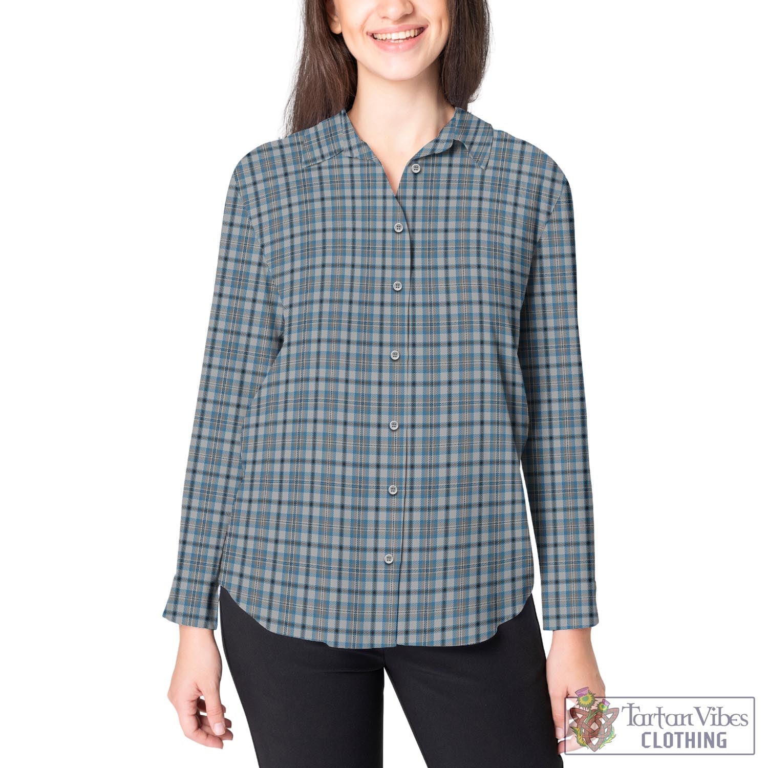 Conquergood Tartan Women's Casual Shirt - Tartan Vibes Clothing