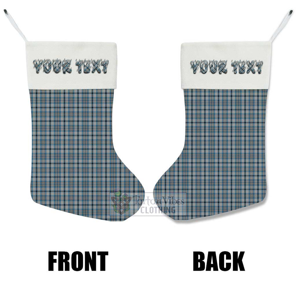 Conquergood Tartan Christmas Stocking with Personalized Text - Tartan Vibes Clothing